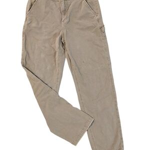 American Eagle Tan Carpenter Pants Stretch, Women's Size 12